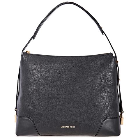 michael kors leather crosby large shoulder bag black|Michael Kors extra small crossbody.